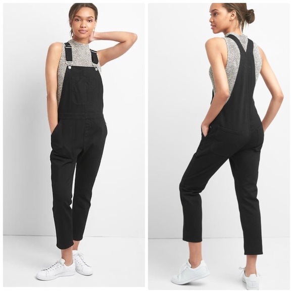 black overalls petite